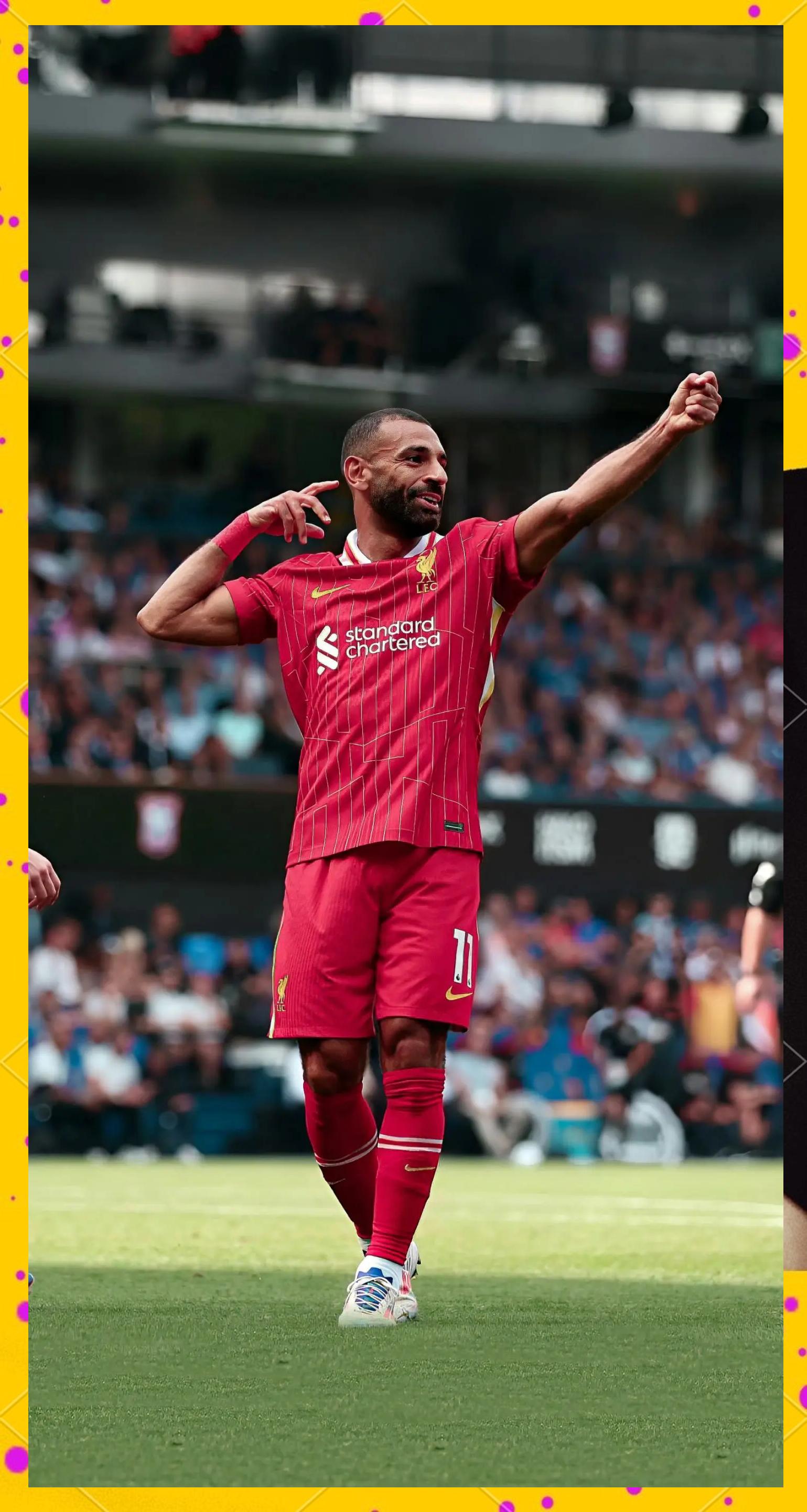 萨拉赫迎来七赛季出色发挥，巴黎圣日耳曼观众热烈欢呼！